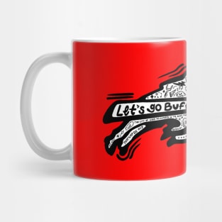 Lets go Buffalo Doodle Mug